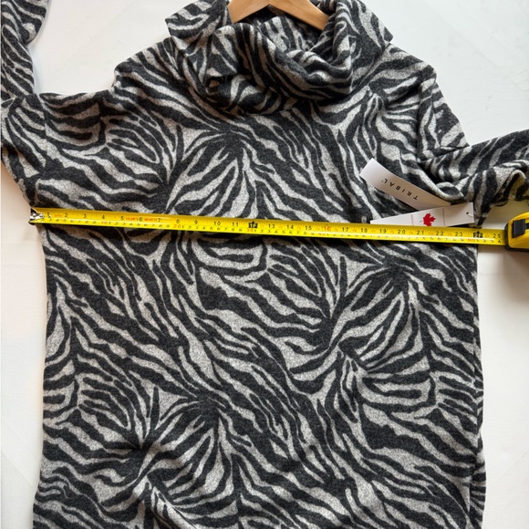 TRIBAL Cowl Neck Top NWT - Picture 7 of 8